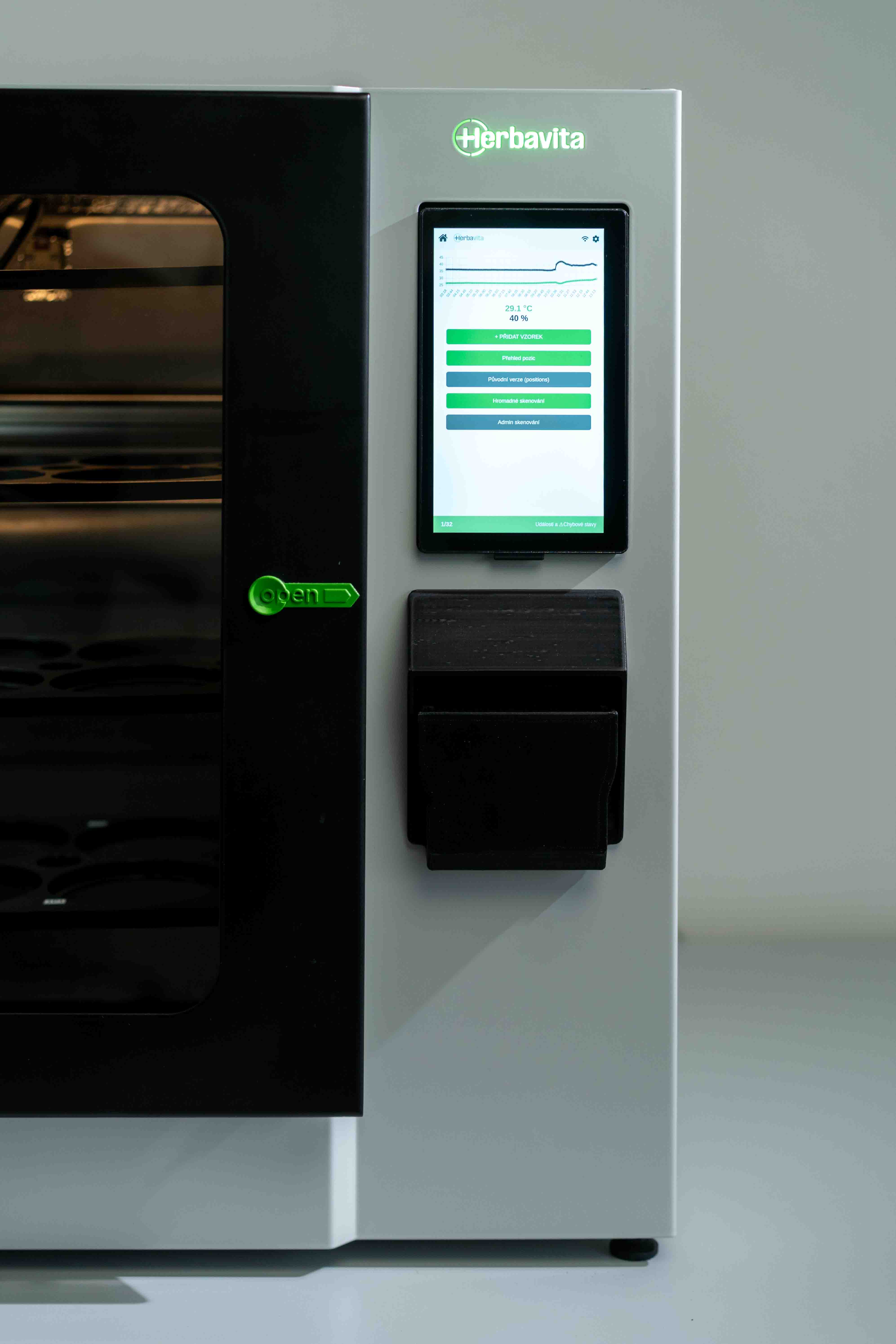 Odběr vzorku na farmě